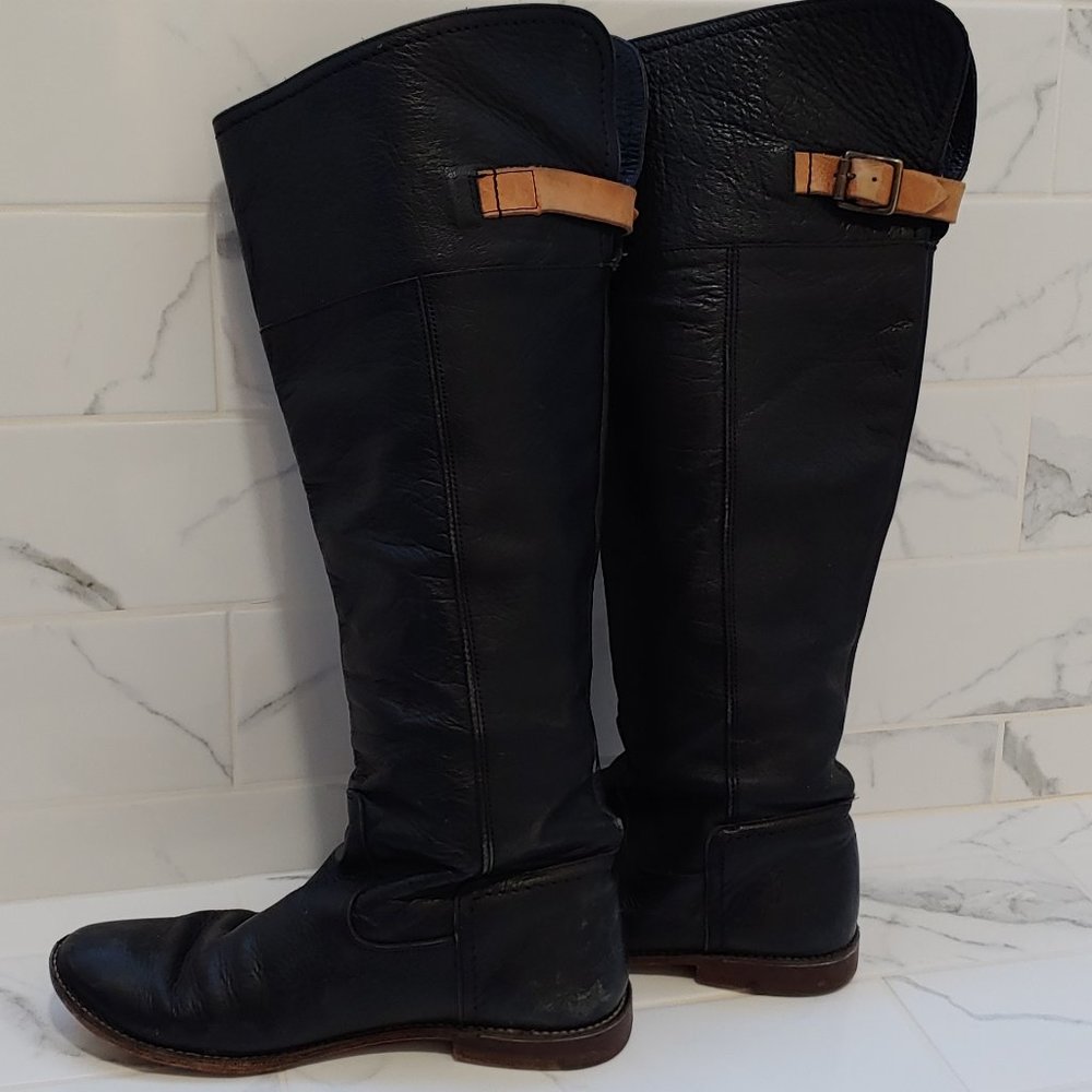 Frye Tall Black Riding Boot